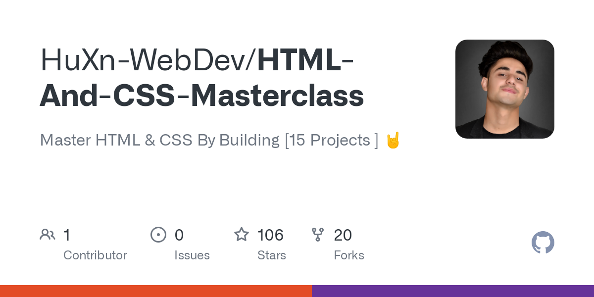 HTML And CSS Masterclass