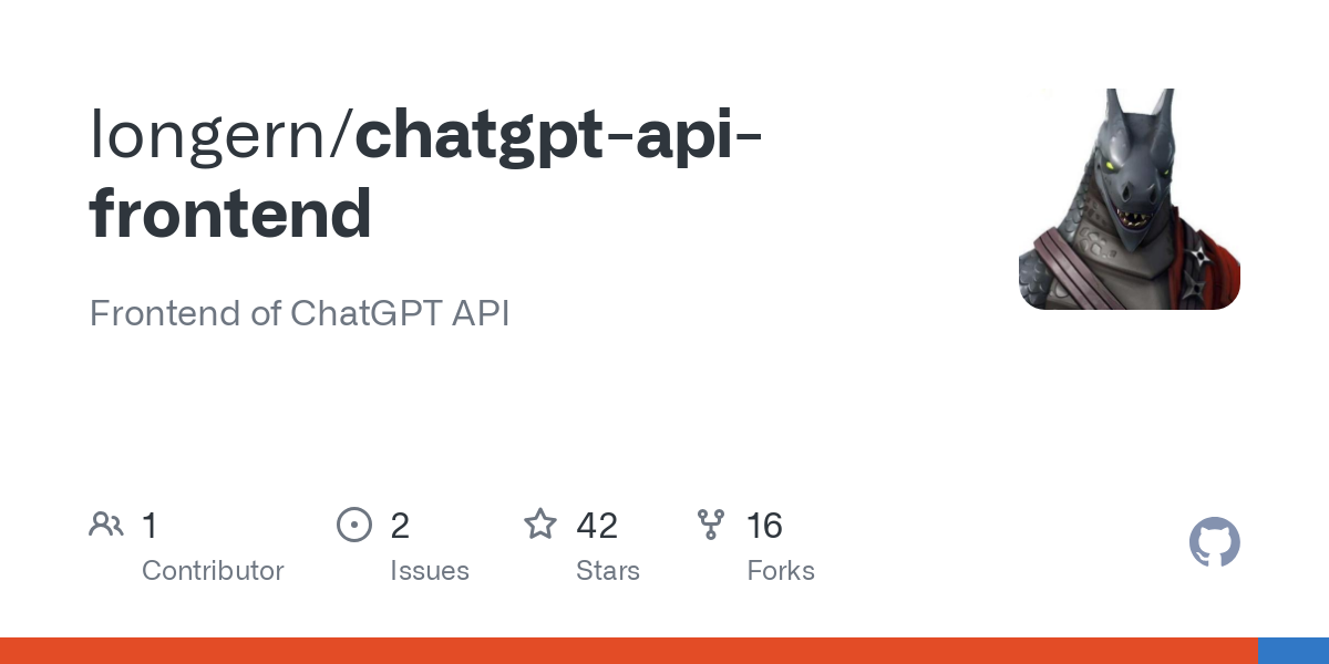 chatgpt api frontend