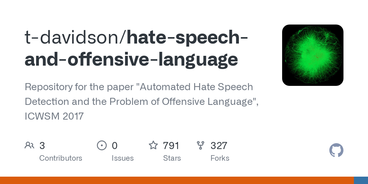 hate speech and offensive language