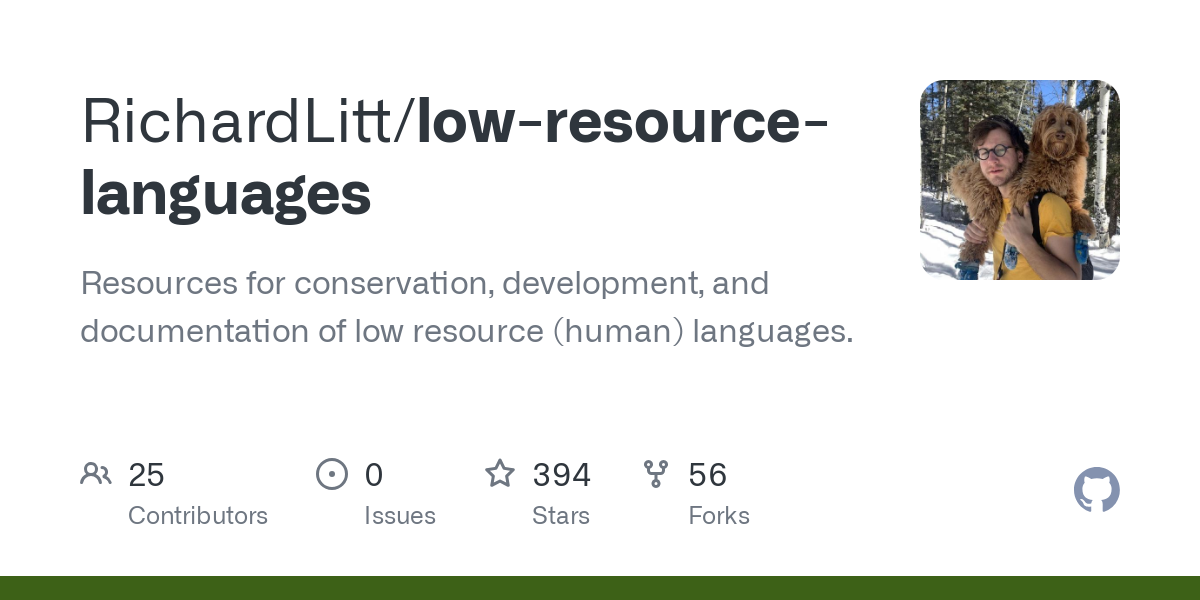 low resource languages