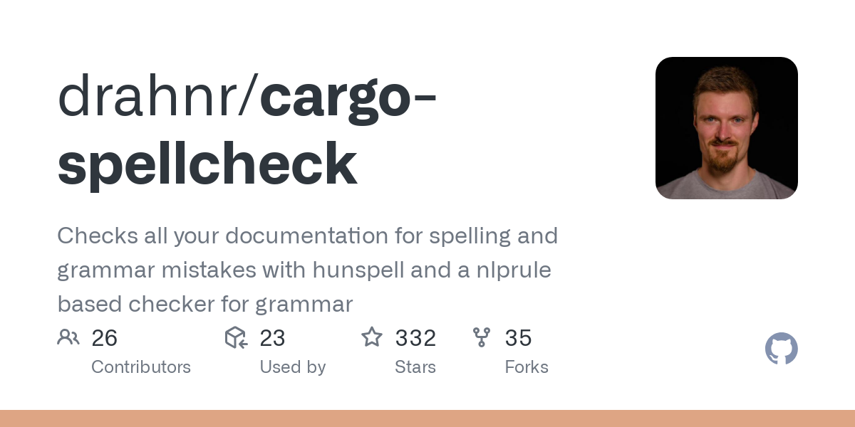 cargo spellcheck