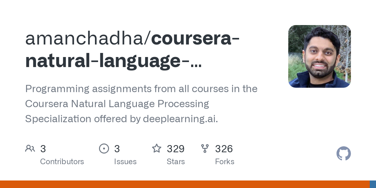 coursera natural language processing specialization