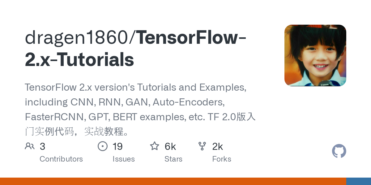 TensorFlow 2.x Tutorials