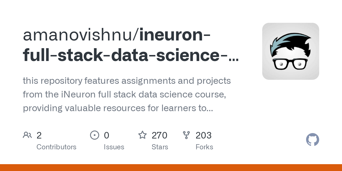 iNeuron Full Stack Data Science Assignments