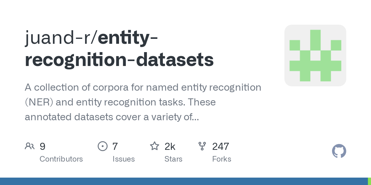 entity recognition datasets
