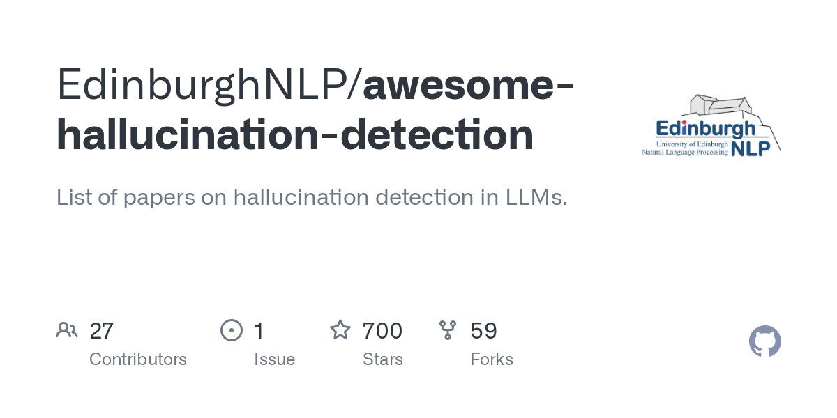 awesome hallucination detection