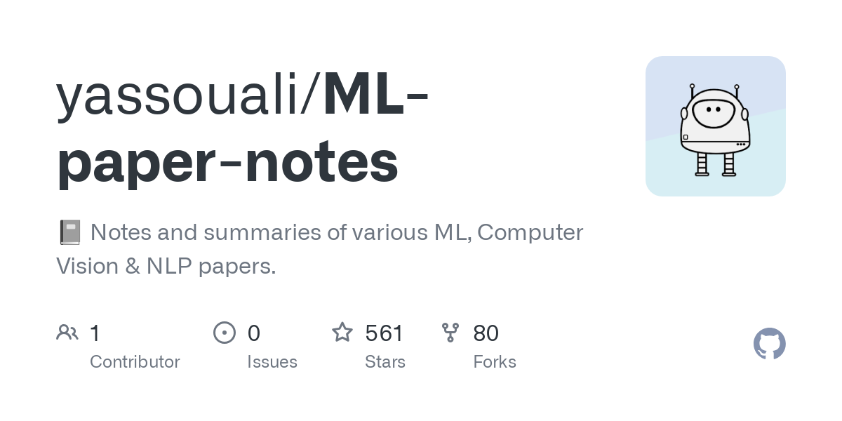 ML paper notes