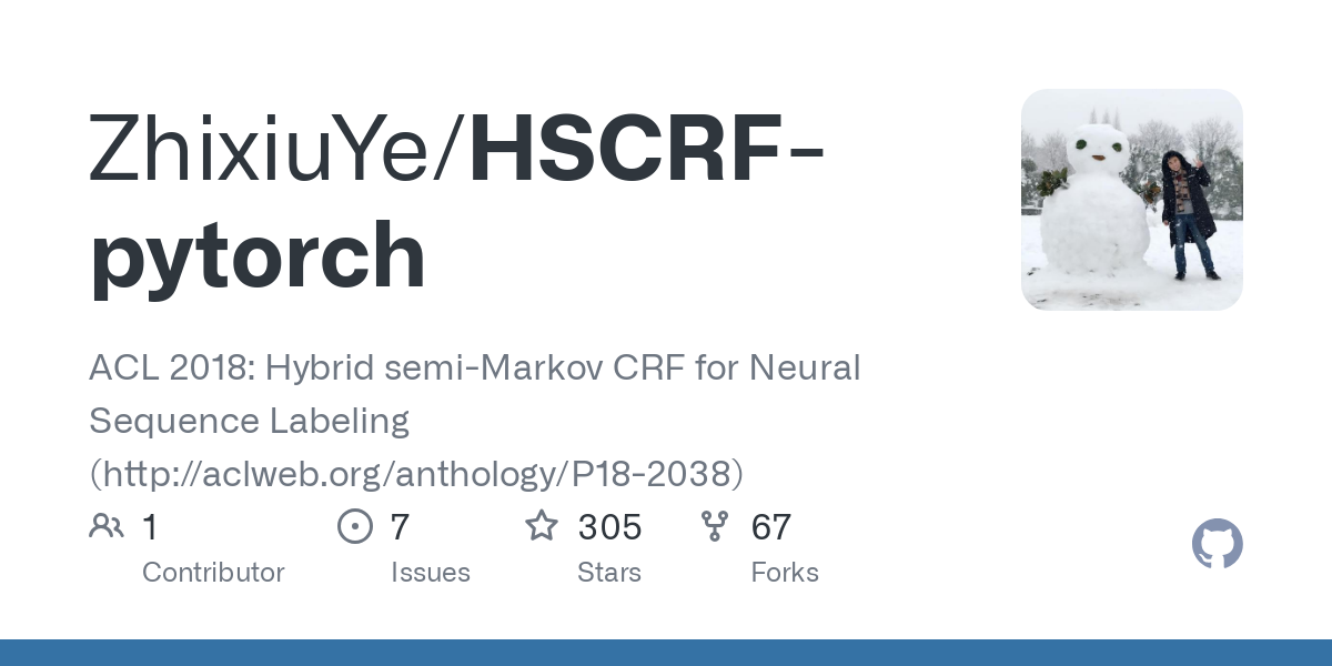 HSCRF pytorch