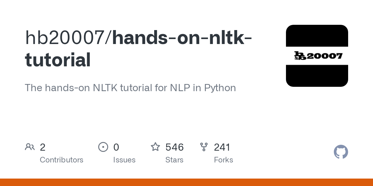 hands on nltk tutorial