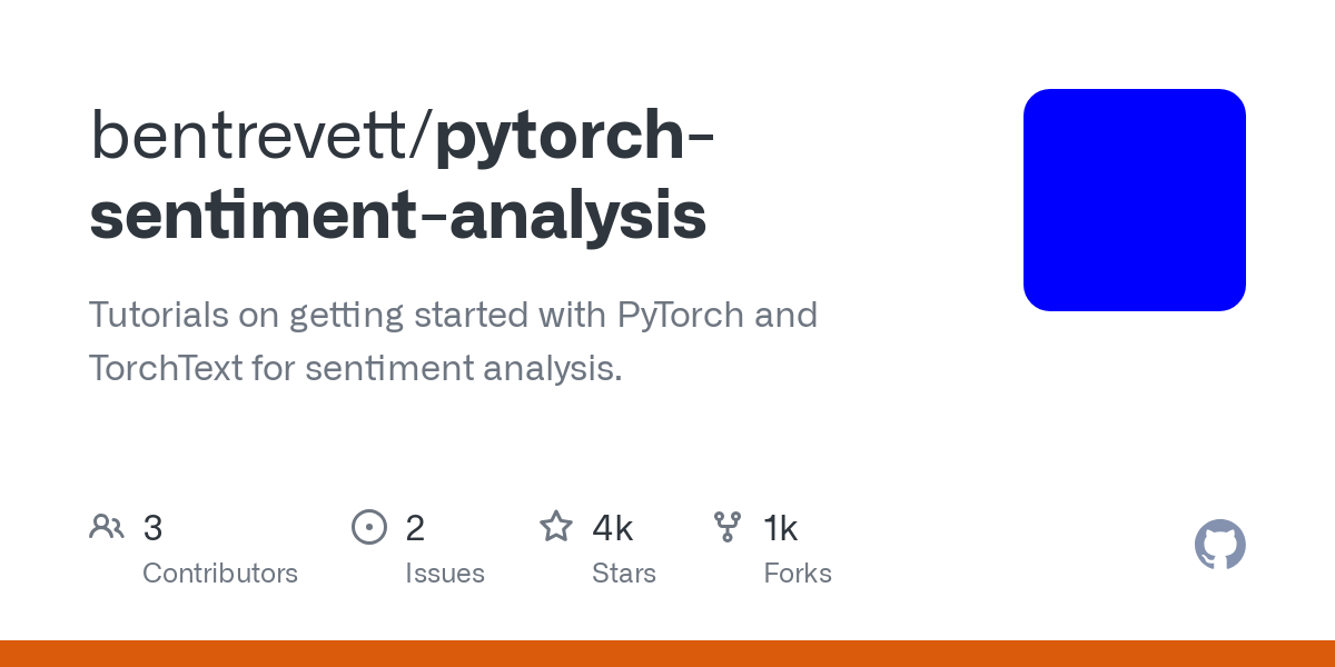 pytorch sentiment analysis