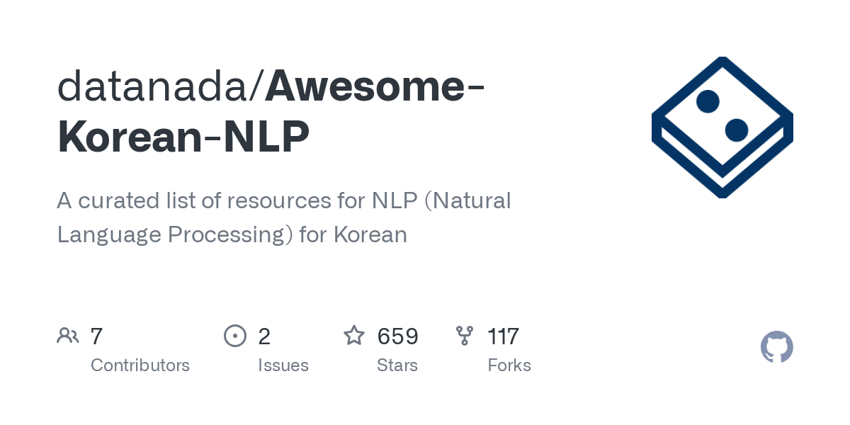 Awesome Korean NLP