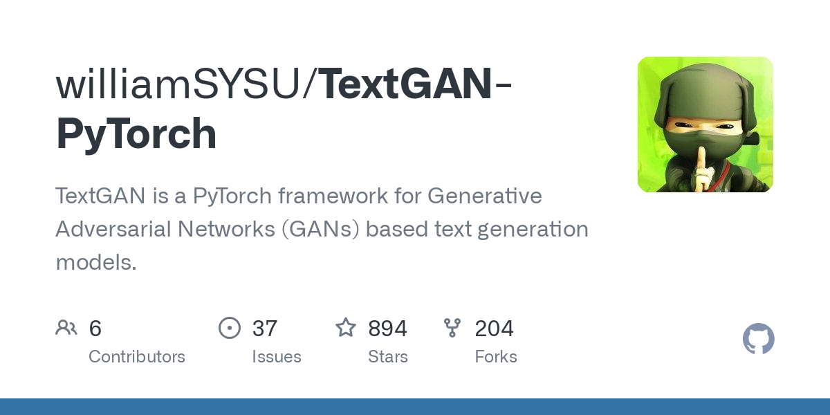 TextGAN PyTorch