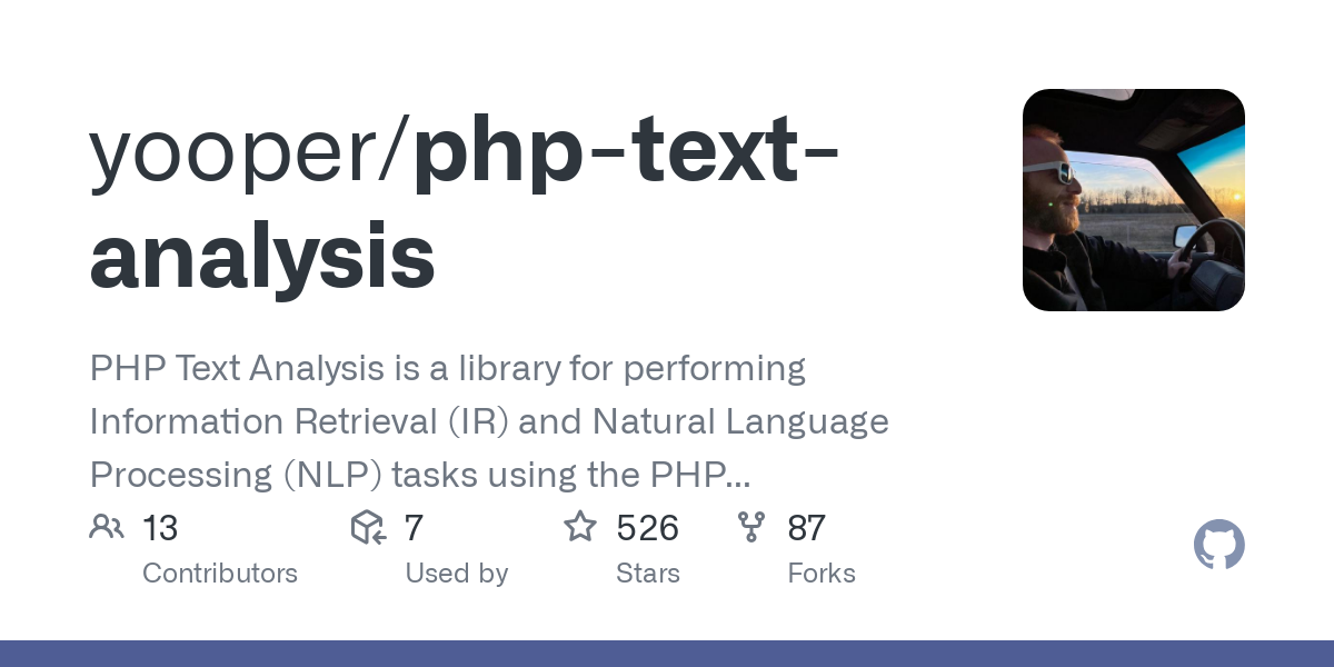 php text analysis