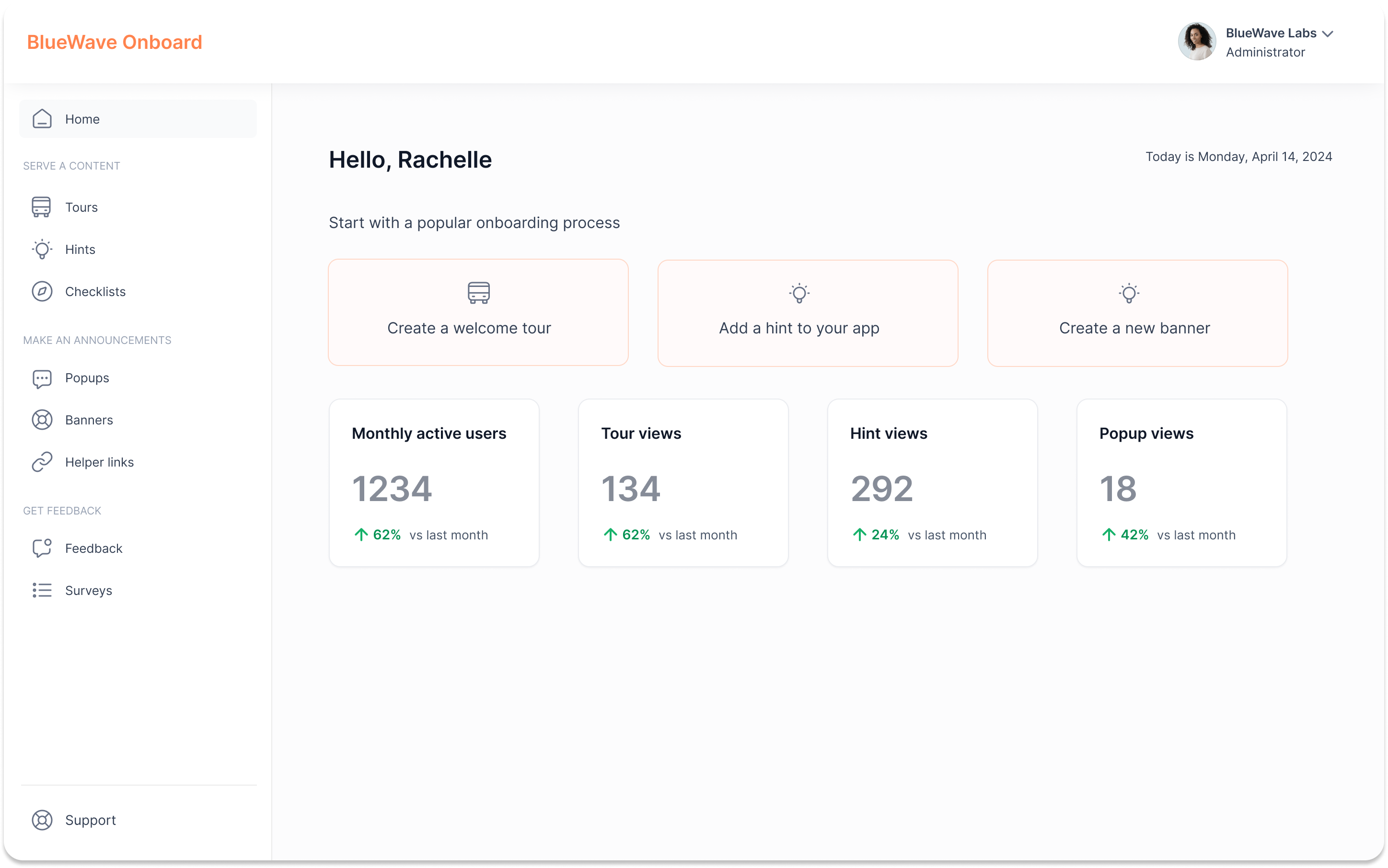 لوحة القيادة الرئيسية