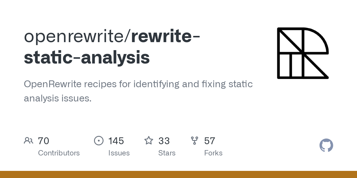 rewrite static analysis