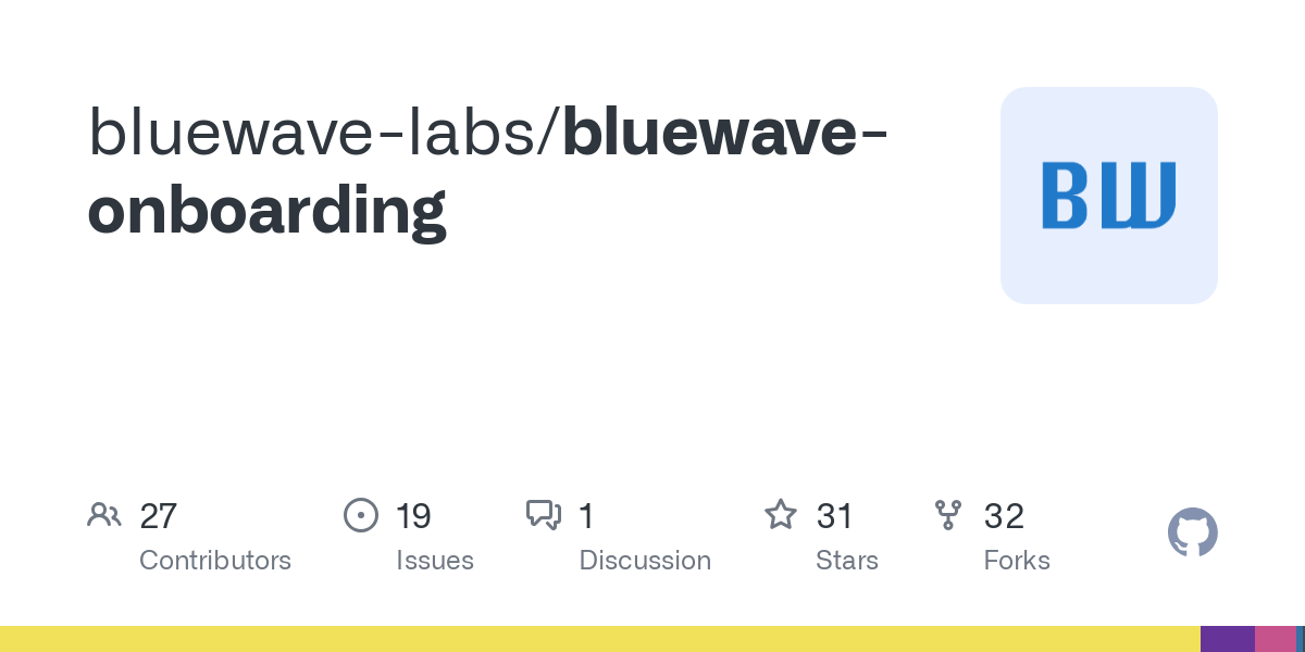 bluewave onboarding