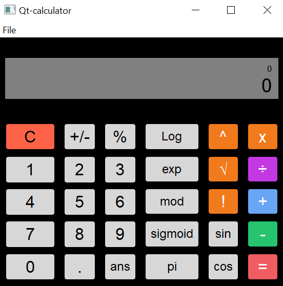 Dunkelmodus Screenshot