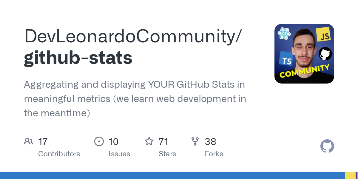 github stats