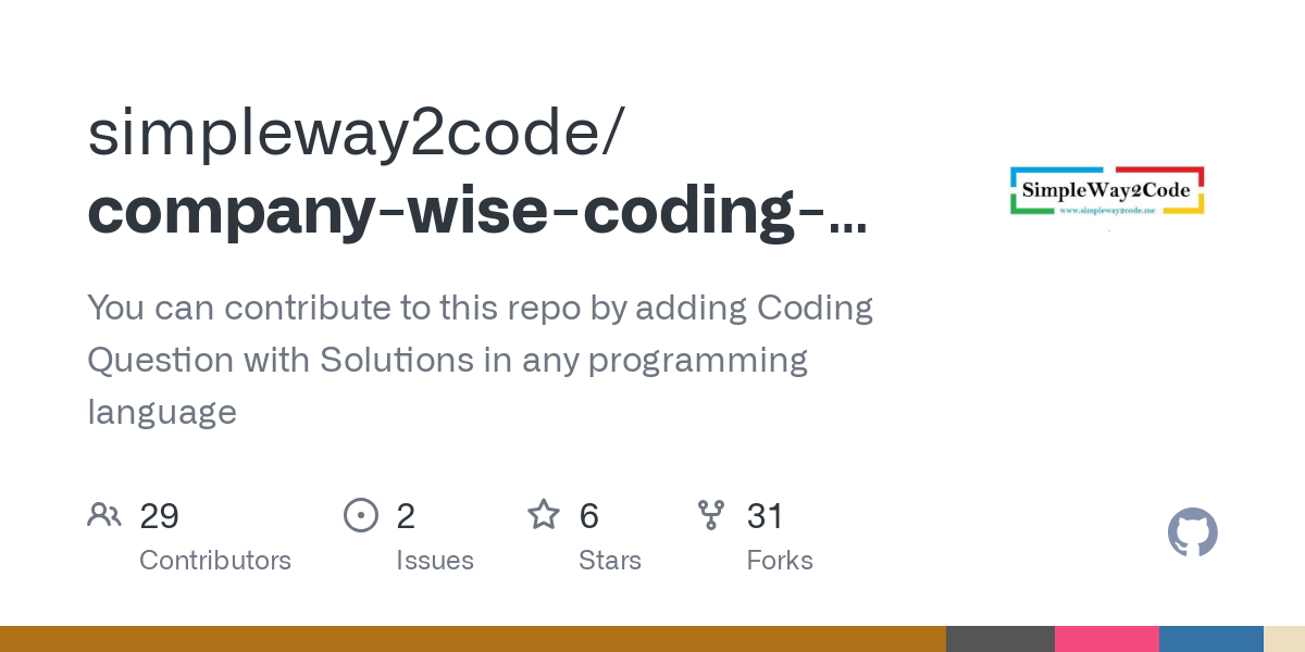 company wise coding question