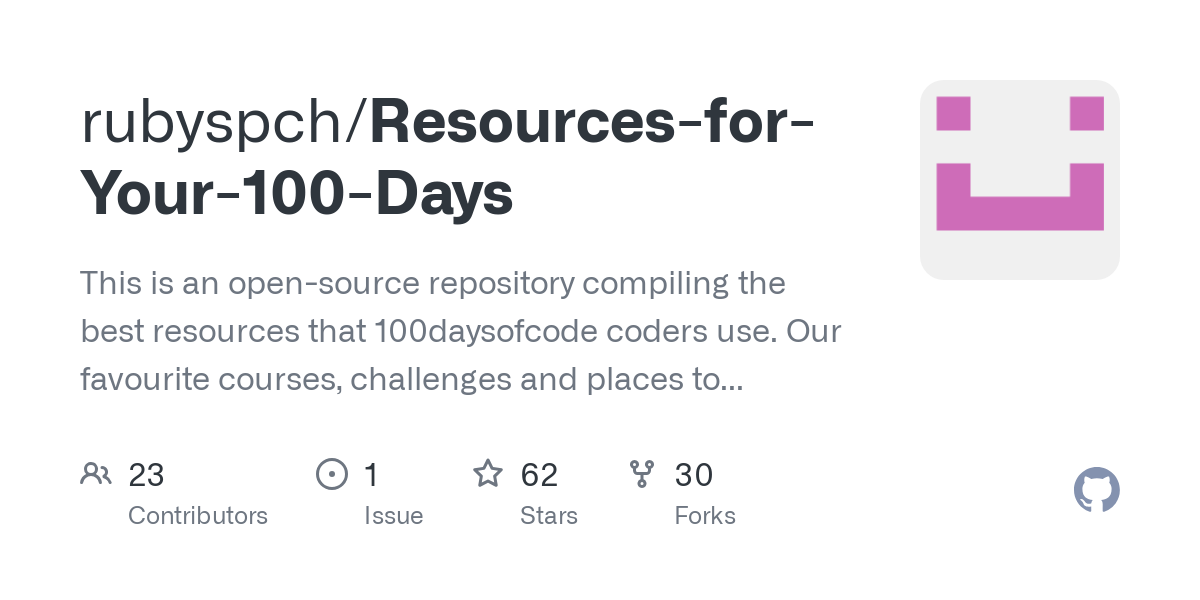Resources for Your 100 Days