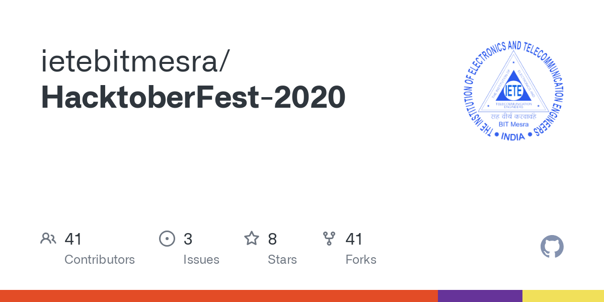 HacktoberFest 2020