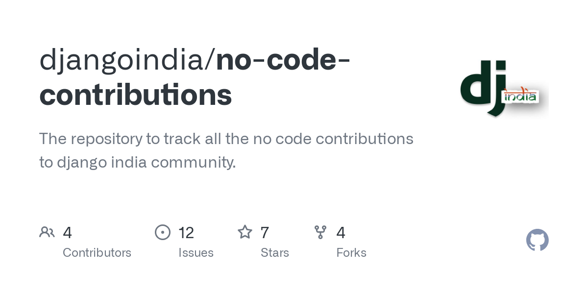 no code contributions