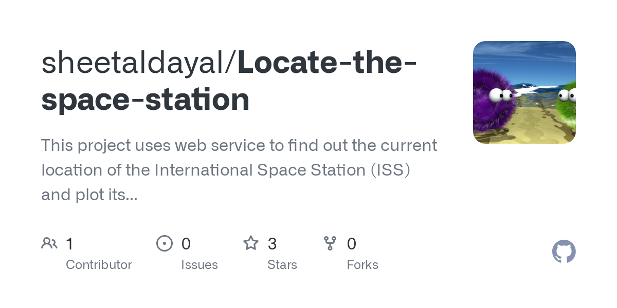Locate the space station