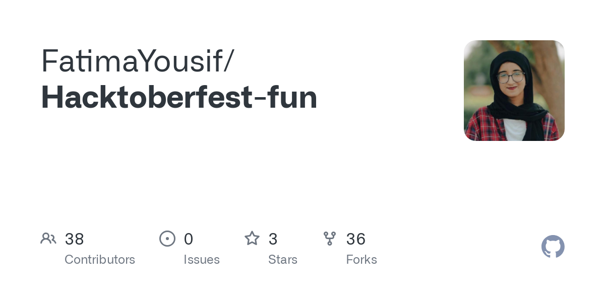 Hacktoberfest fun