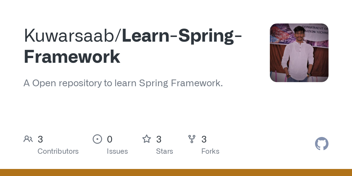 Learn Spring Framework