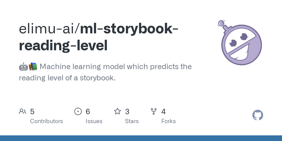 ml storybook reading level