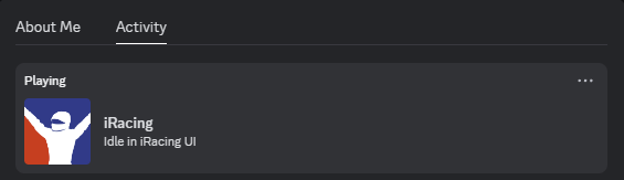 Screenshot des Leerlaufstatus