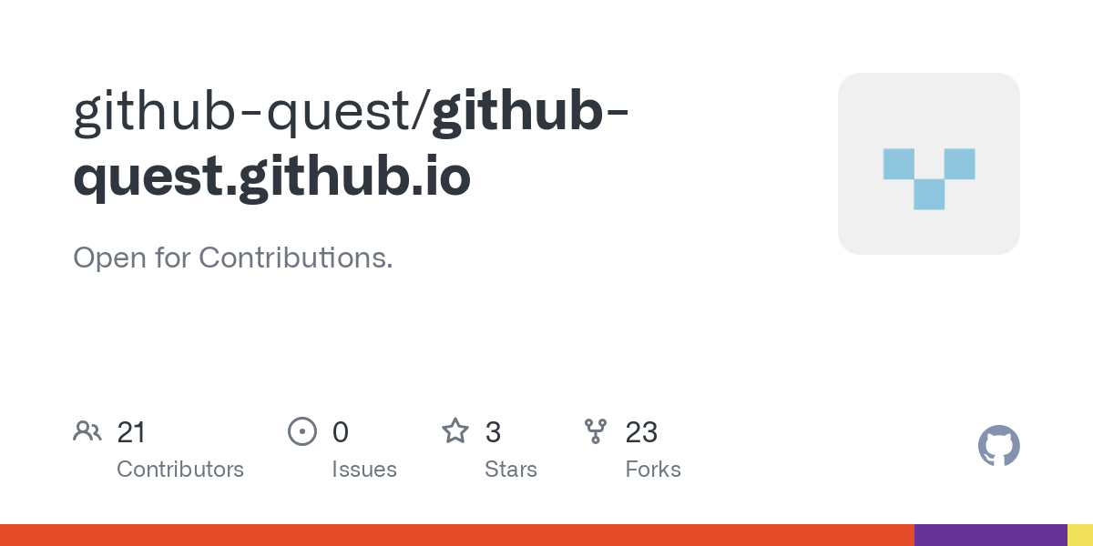 github quest.github.io