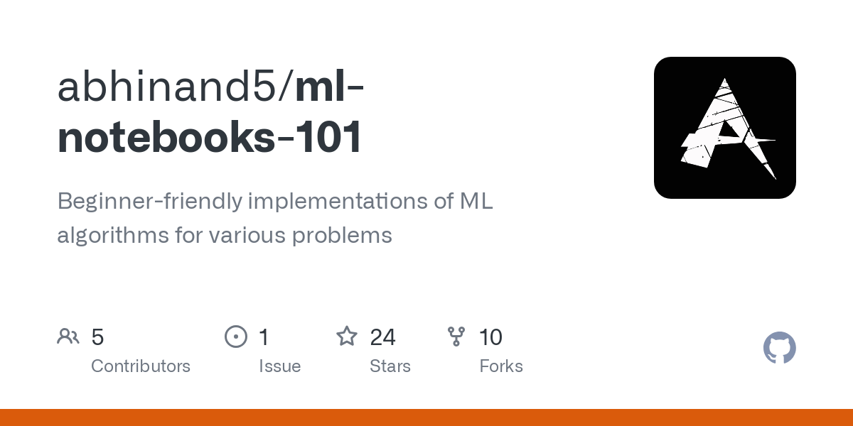 ml notebooks 101