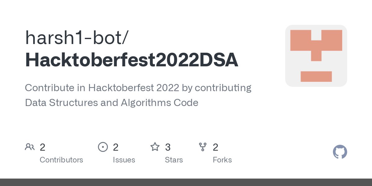 Hacktoberfest2022DSA