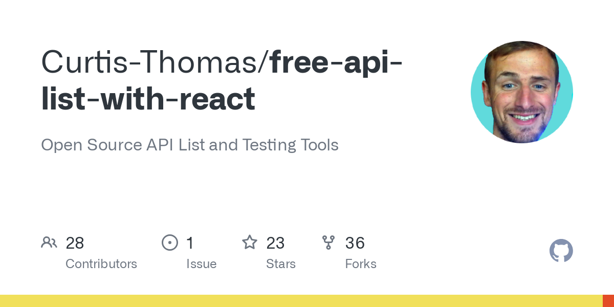 free api list with react