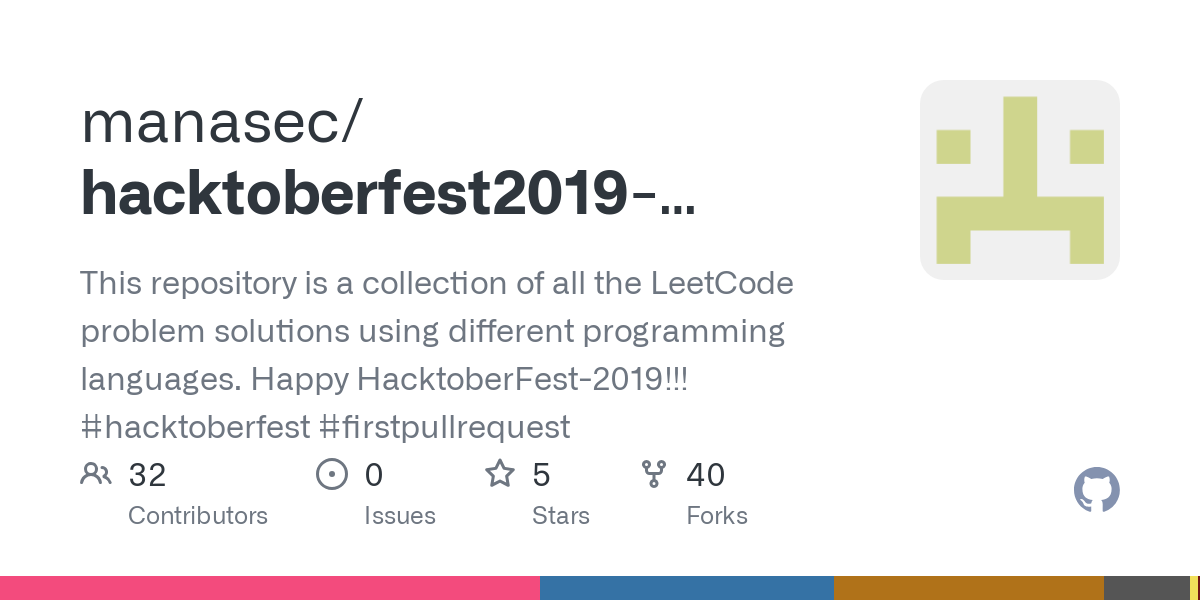 hacktoberfest2019 leetcode