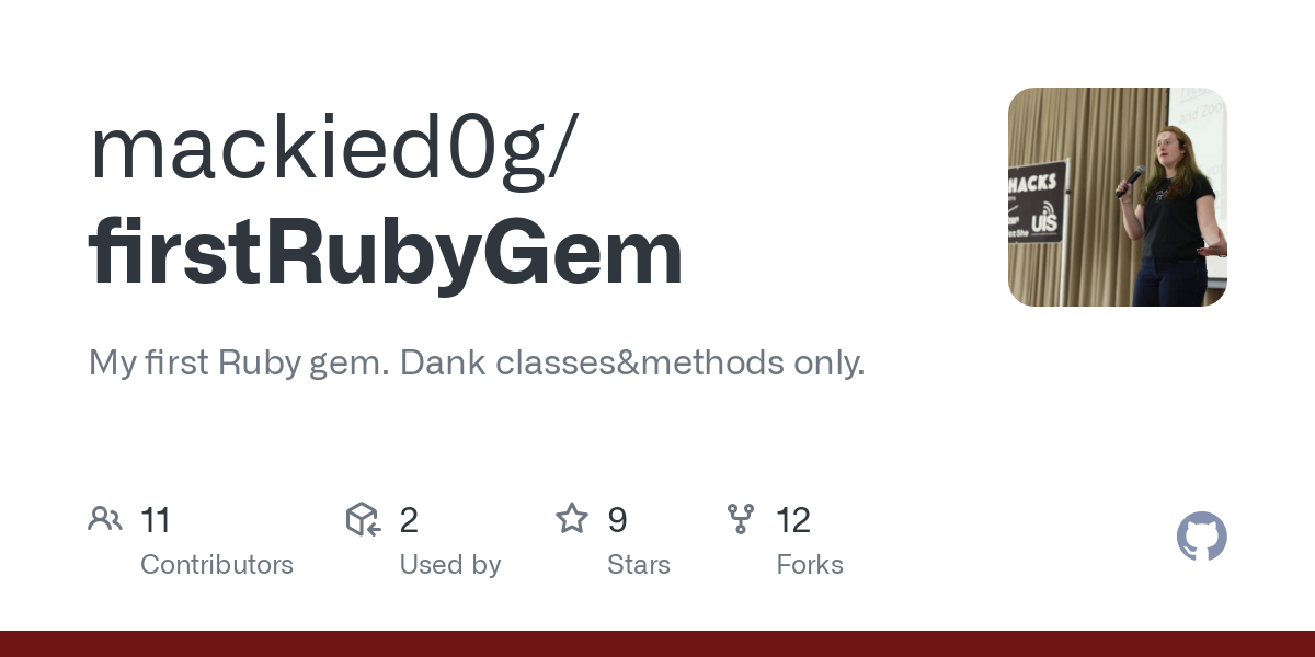 firstRubyGem