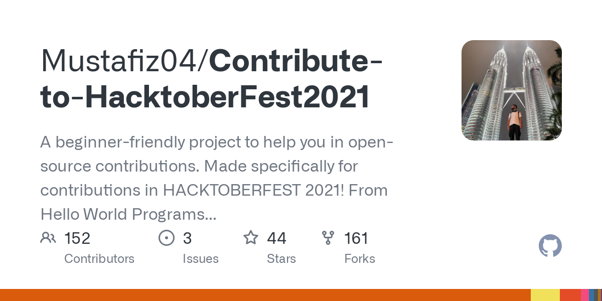 Contribute to HacktoberFest2021