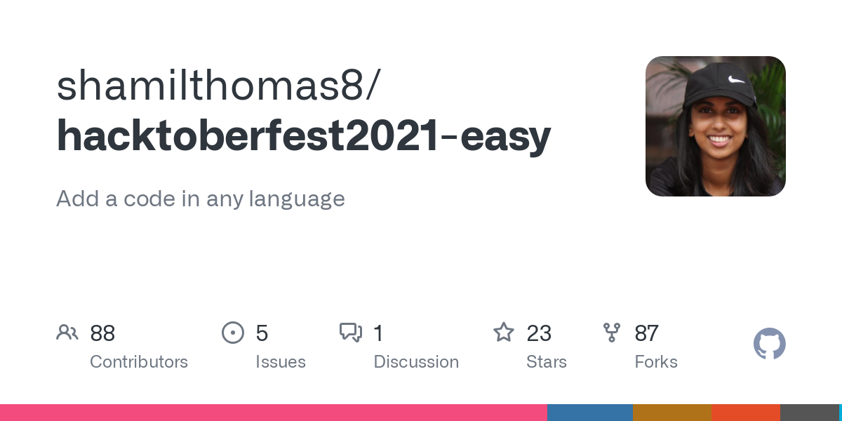 hacktoberfest2021 easy