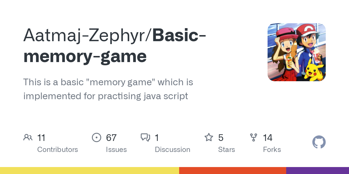 Basic memory game