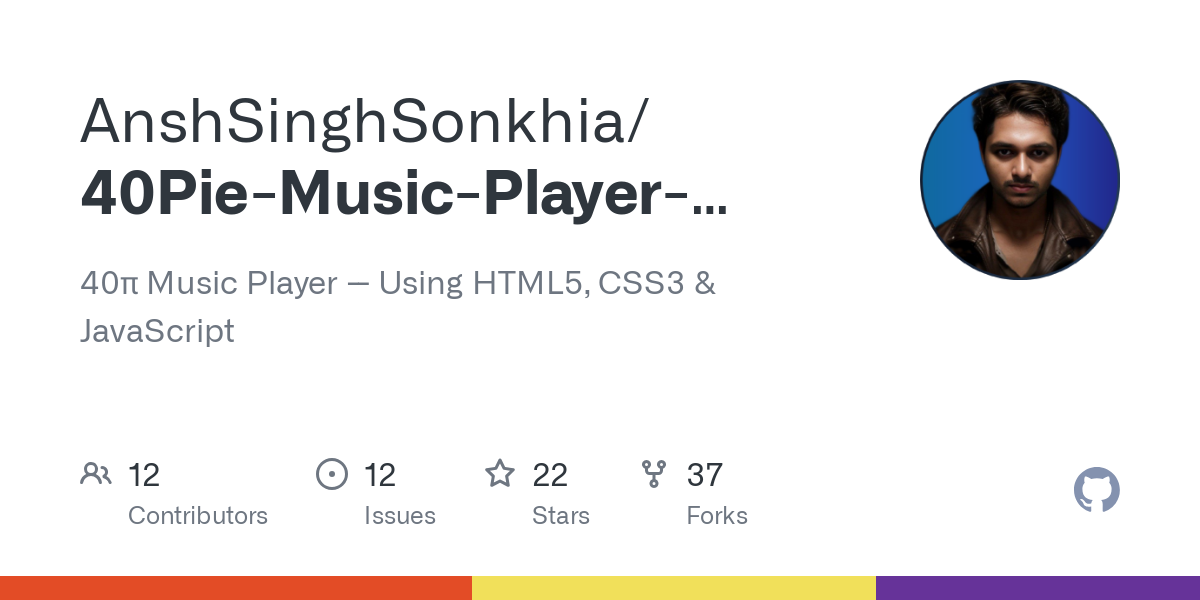 40Pie Music Player Website