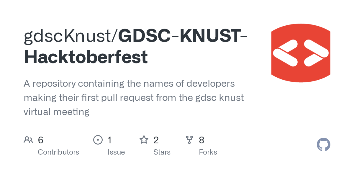 GDSC KNUST Hacktoberfest