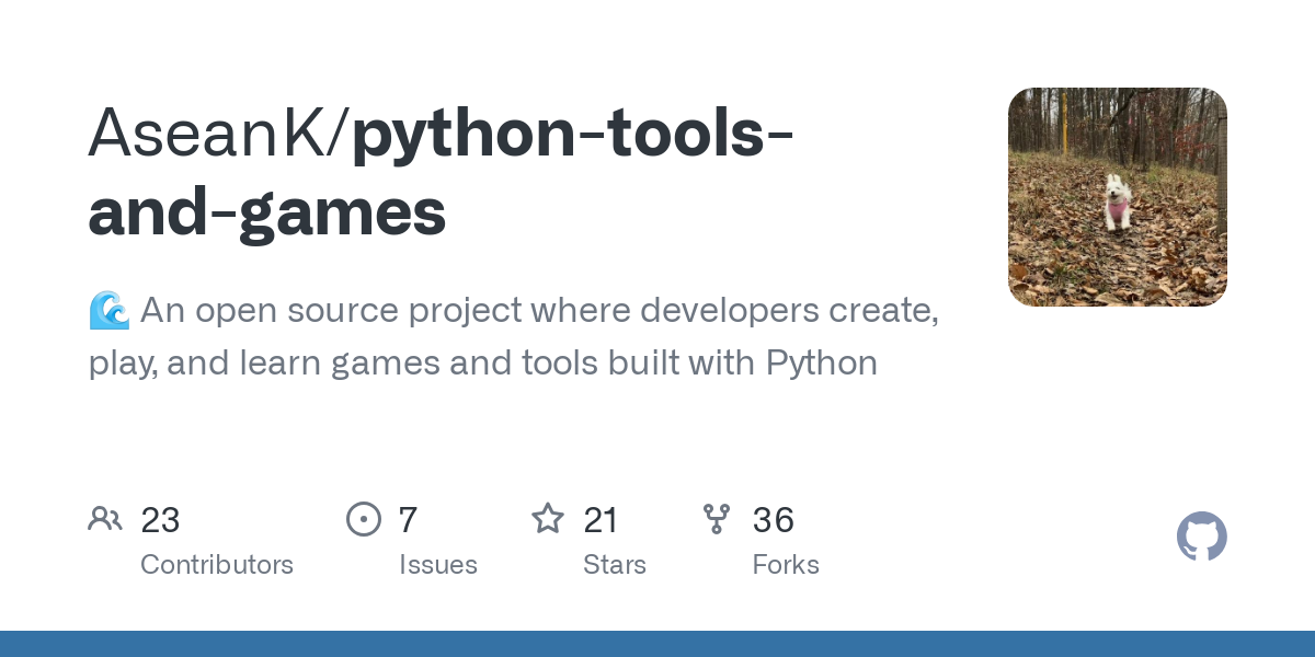 python tools and games