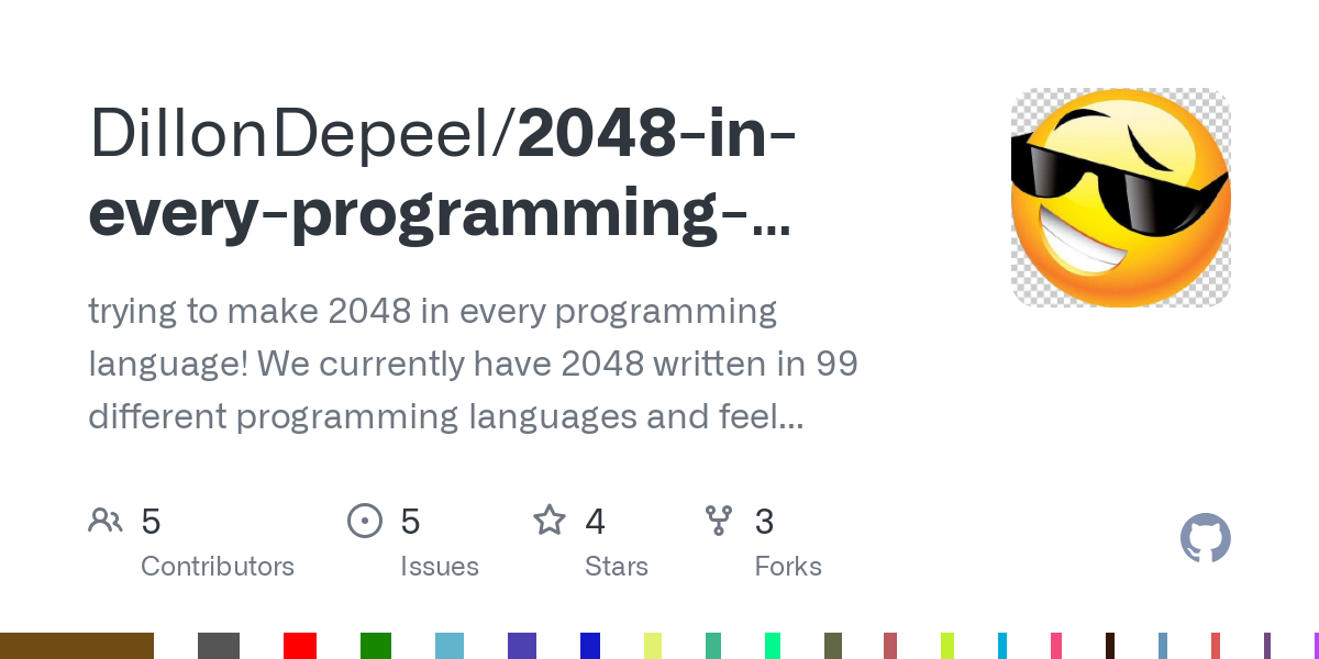 2048 in every programming language