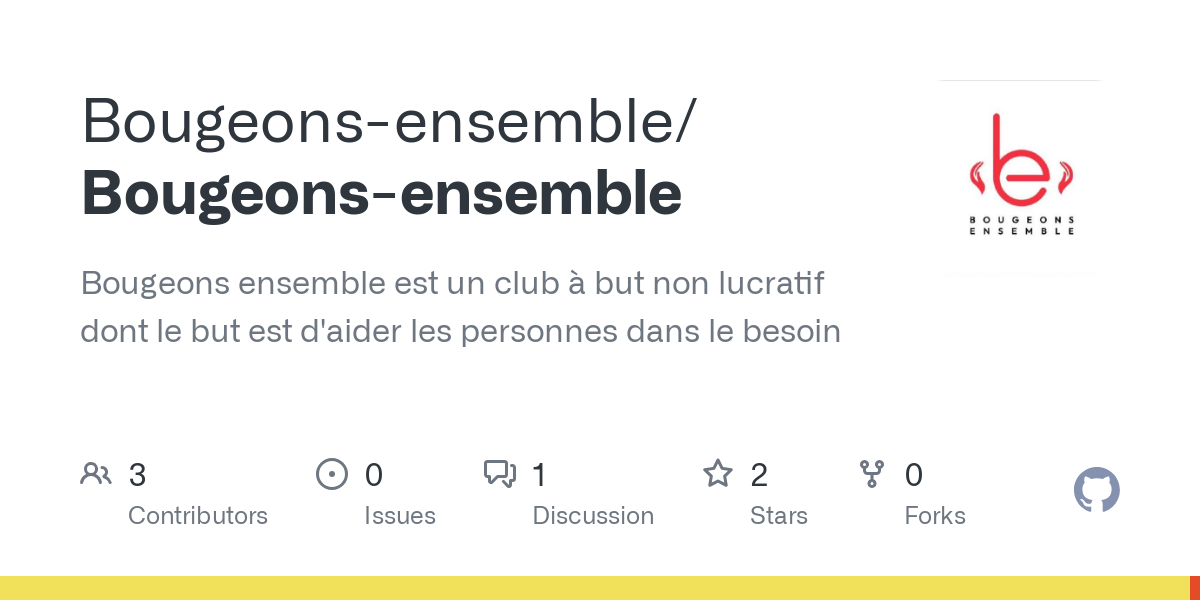 Bougeons ensemble