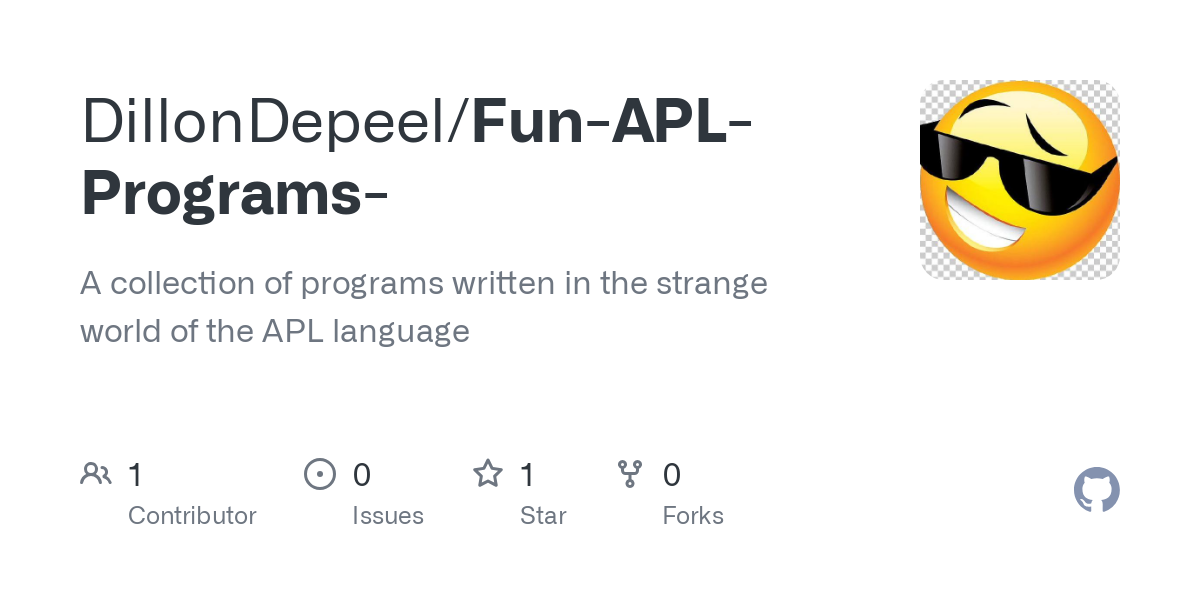 Fun APL Programs