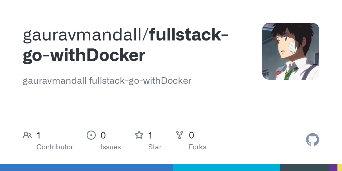 fullstack go withDocker