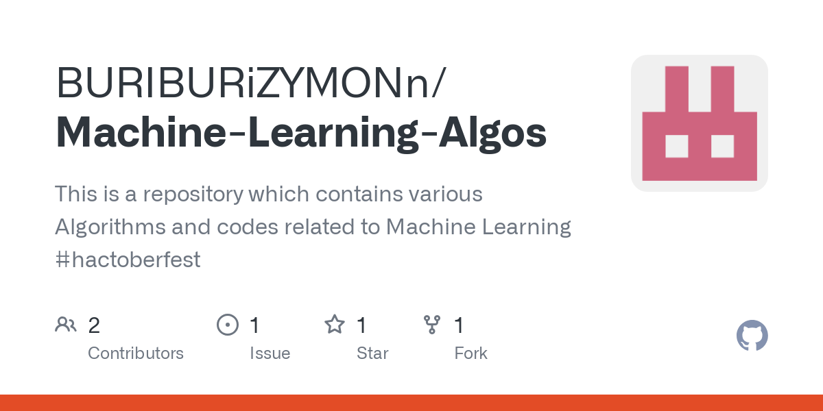 Machine Learning Algos