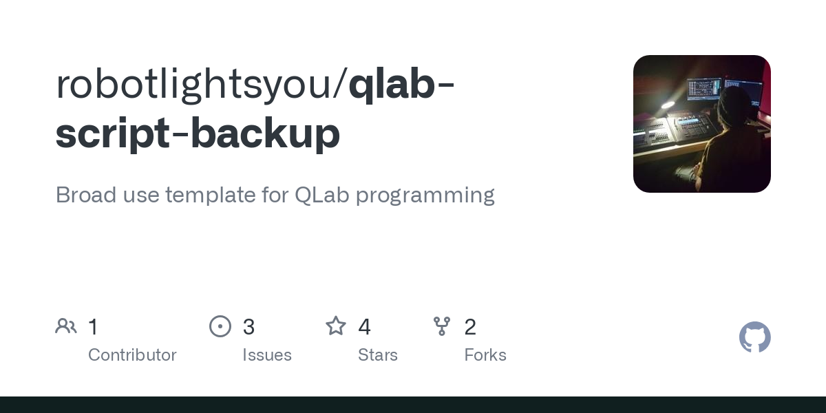 qlab script backup