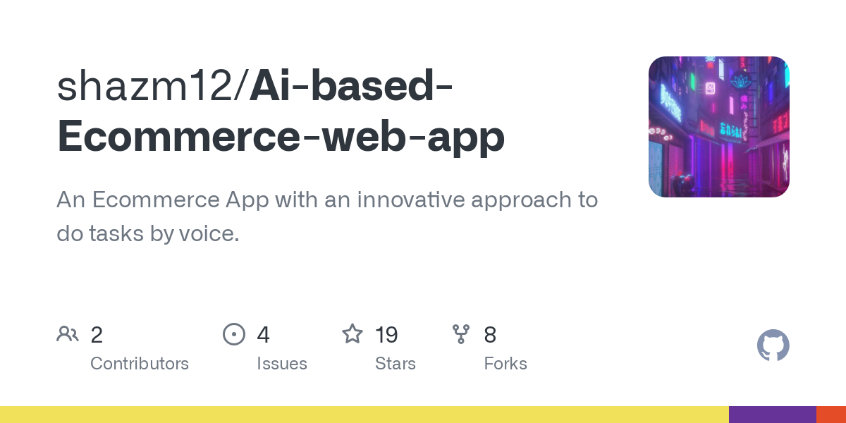 Ai based Ecommerce web app